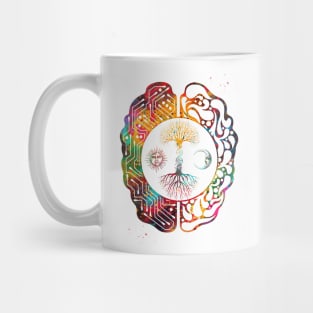 Tree of Life and brain Mug